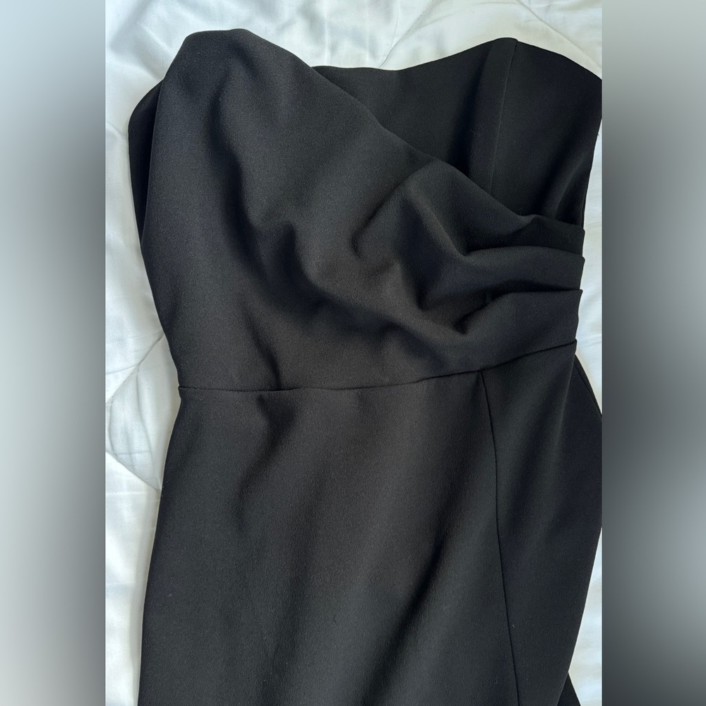 Windsor black tie formal black dress with slit - Picture 3 of 4